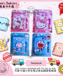 Cartoon Notebook with Pen Set