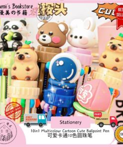 10in1 Multicolour Cartoon Cute Ballpoint Pen
