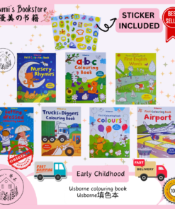 Usborne colouring book with stickers workbook